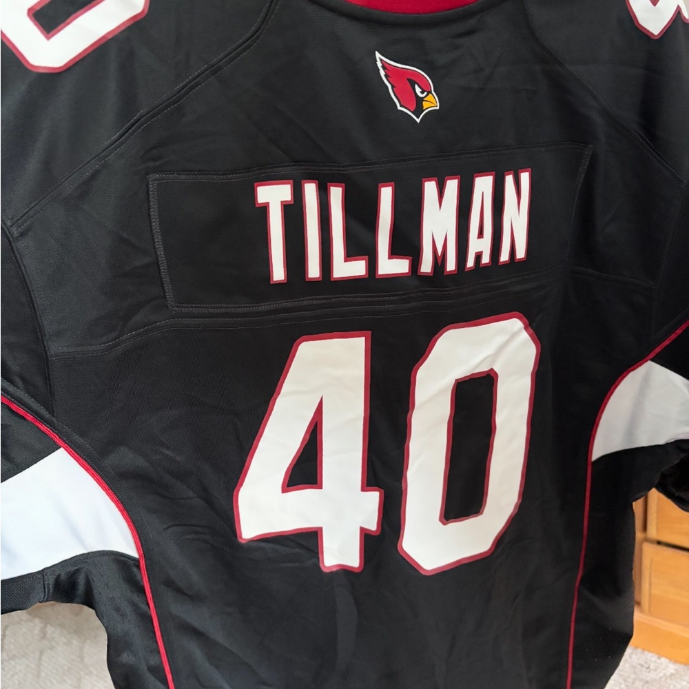 PAT TILLMAN Black and White Jersey